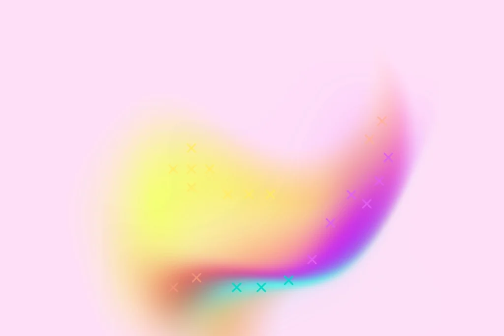 Abstract, softly flowing teaser image in various shades as a visual introduction to Corporate Design