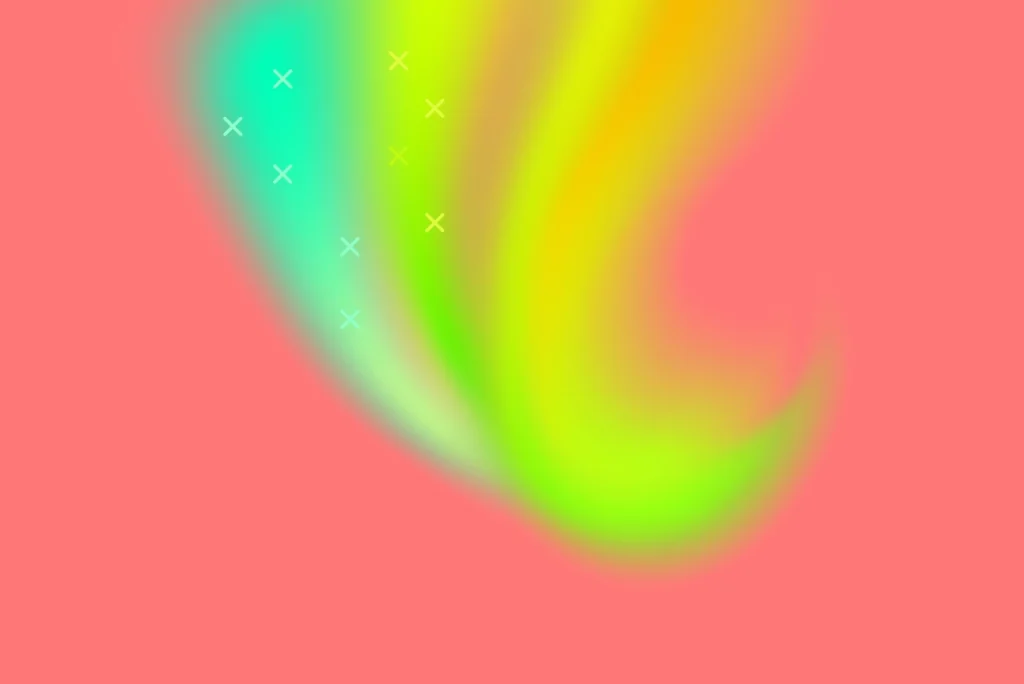 Abstract, softly flowing teaser image in various shades as a visual introduction to the Digital Customer Journey