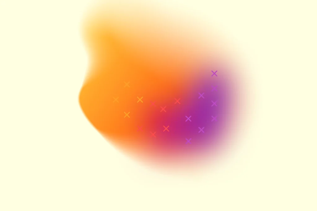 Abstract, softly flowing teaser image in various shades as a visual introduction to Branding